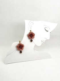 ORECCHINI ROSA D’AUTUNNO