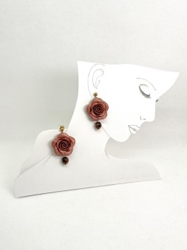 ORECCHINI ROSA D’AUTUNNO